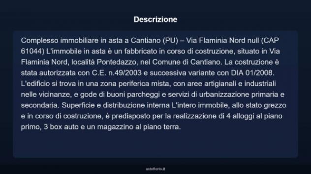 Immobile in asta di 300 m² in vendita a Cantiano - Foto 2