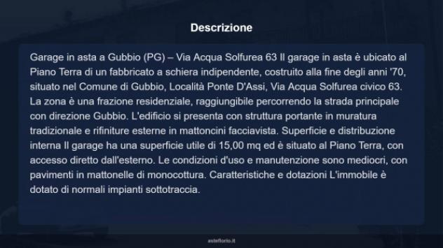 Immobile in asta di 15 m² in vendita a Gubbio - Foto 7