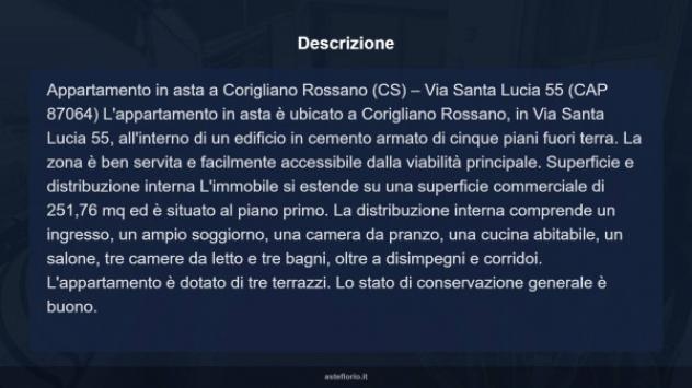 Immobile in asta di 251 m² con più di 5 locali in vendita a Corigliano-Rossano - Foto 11