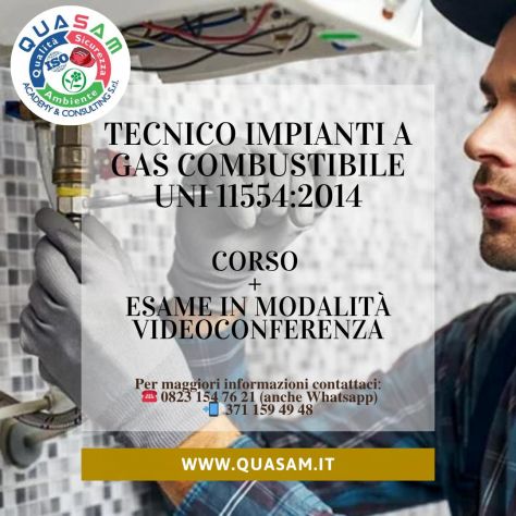 Caldaista Tecnico Impianti a Gas Combustibile – UNI 11554:2014