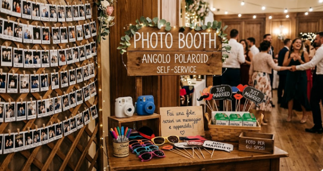 angolo polaroid Photo Booth self-service