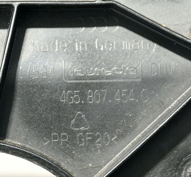 ORIGINALE Audi a6 4g BERLINA SUPPORTO PARAURTI POSTERIORE diritto + sinistra 4g5 - Foto 3