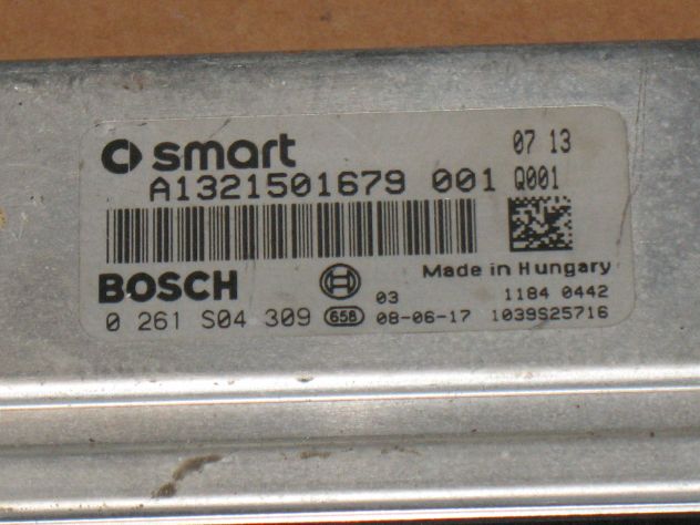 0261S04309 ECU CENTRALINA SMART ME7.7.0 0261S04309 A1321501679 A1321501679 001 - Foto 2