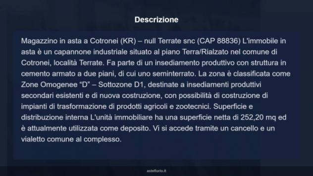 Immobile in asta di 252 m² in vendita a Cotronei - Foto 8