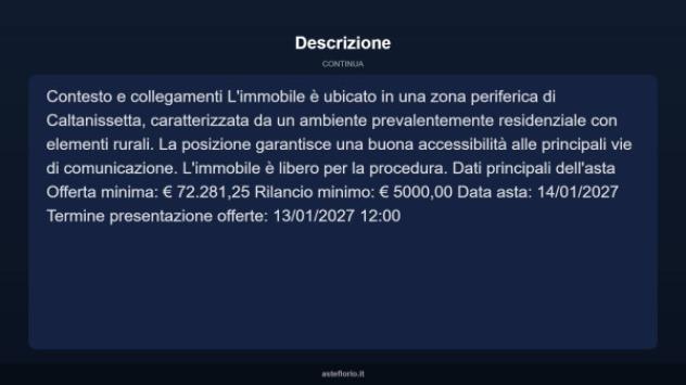 Immobile in asta di 165 m² con più di 5 locali in vendita a Caltanissetta - Foto 4