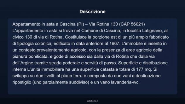 Immobile in asta di 177 m² in vendita a Cascina - Foto 4