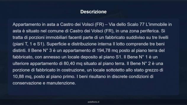 Immobile in asta di 194 m² in vendita a Castro dei Volsci - Foto 11