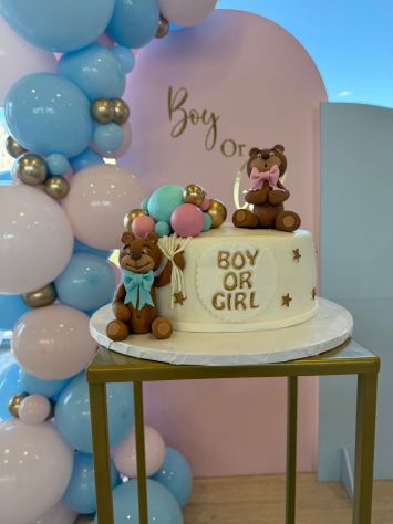 Organizzazione Gender Party Milano sweet table e cake design