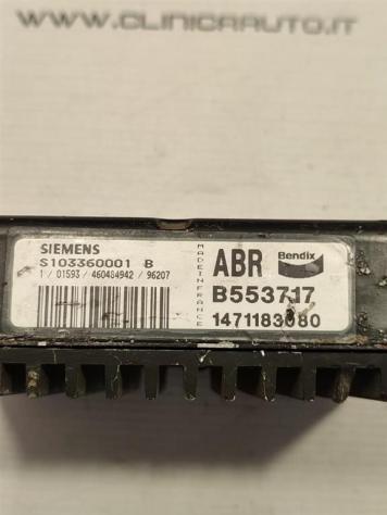 CENTRALINA ABS FIAT Ulysse 1° Serie 1471183080 S103360001 RHW diesel 1997 (9499) - Foto 2