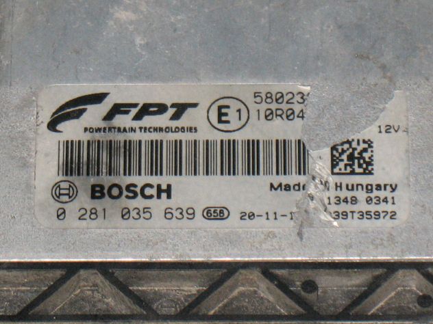 0281035639 ECU CENTRALINA FIAT IVECO DAILY 3.0 5802338413 0 281 035 639 EDC17C49 - Foto 2