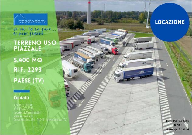 2293 - Terreno-piazzale 5.400 mq Paese (TV) Rif. 2293