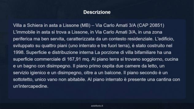 Immobile in asta di 167 m² con più di 5 locali e box auto doppio in vendita a Lissone - Foto 17