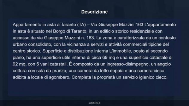 Immobile in asta di 69 m² in vendita a Taranto - Foto 13