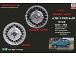 Cerchi grifo silver 4,5x12 4x98 et25