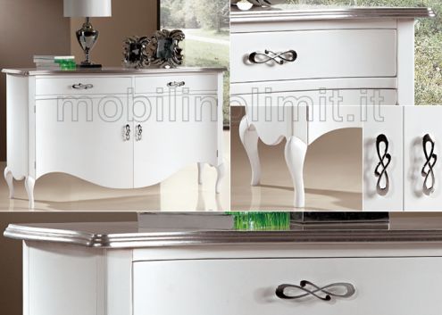 Credenza 2 ante 2 cassetti (Grezza) - Nuovo