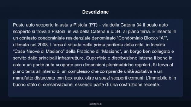 Immobile in asta di 15 m² in vendita a Pistoia - Foto 9