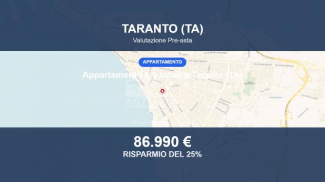 Immobile in asta di 117 m² con più di 5 locali in vendita a Taranto