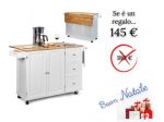 Isola da Cucina con ruote. Salvaspazio!