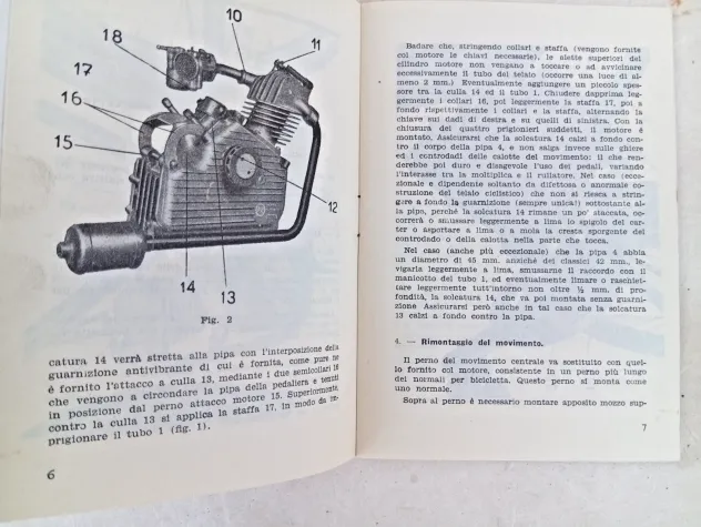 Istruzioni per l'applicazione e uso del micromotore per ciclo CUCCIOLO DUCATI T2 - Foto 3