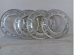 Set 4 Borchia Coppa Ruota Anello in Alluminio Opel Kadett Rekord Commodore