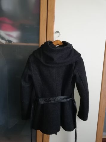 Cappotto doppio petto grigio scuro Tg M - Foto 9