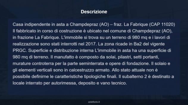 Immobile in asta di 980 m² in vendita a Champdepraz - Foto 10