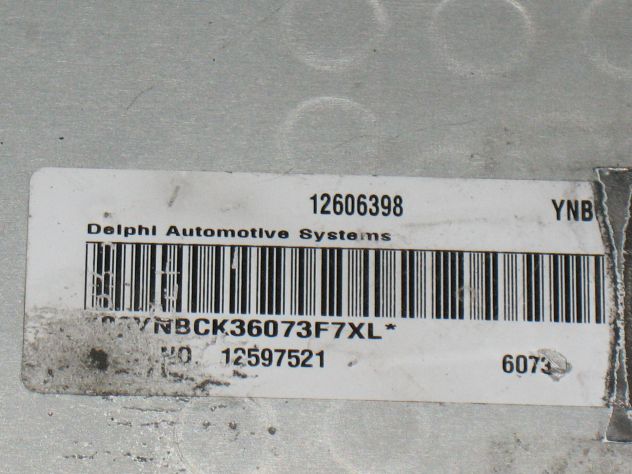 12606398 ECU CHEVROLET TRAILBLAZER Saab 9-7X HUMMER 12606398 12597521 YNB0 - Foto 2