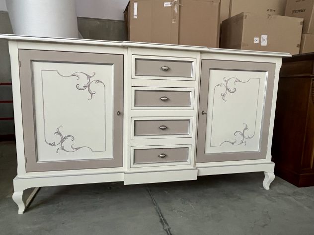NUOVA CREDENZA LACCATA E DECORATA A MANO - Foto 2