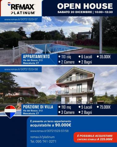 Porzione di villa in vendita a Mascalucia