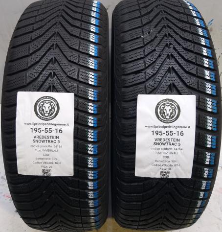 2 GOMME 195 55 16 VREDESTEIN A64164