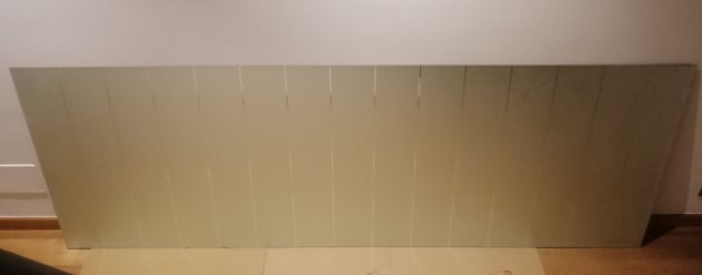 Parete in vetro decorativo satinato