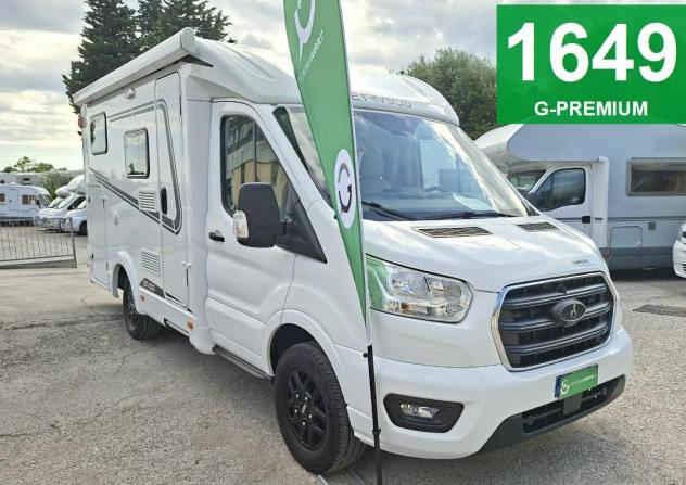 CAMPER ETRUSCO FORD SEMINTEGRALE DINETTE LETTO MATRIMONIALE GARAGE CLIMATIZZATORE FOTOVOLTAICO CAMPEGGIO USATI GENERALI 1649