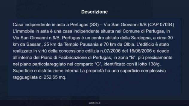 Immobile in asta di 252 m² con più di 5 locali e box auto in vendita a Perfugas - Foto 10