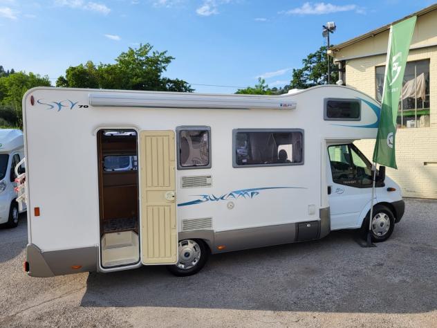 CAMPER BLUCAMP FORD MANSARDATO 7 POSTI DOPPIA DINETTE GENERALI CAMPER - Foto 6
