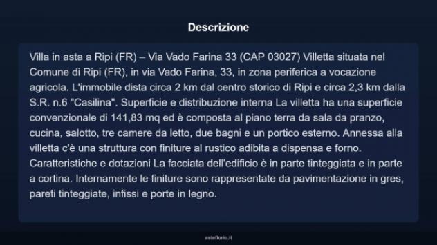 Immobile in asta di 141 m² con più di 5 locali in vendita a Ripi - Foto 14