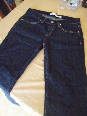 Pantaloni Jeans originali firmati unisex a zampa - Foto 2