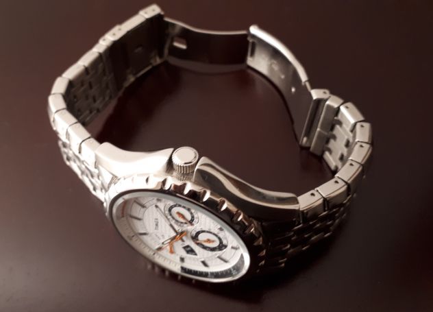 Orologio TIMEX RETROGRADE mm. 44 QUARTZ SR 920 SW - Ref. T2M431. - Foto 3