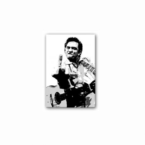Quadro moderno Johnny Cash dipinto a mano - Foto 2