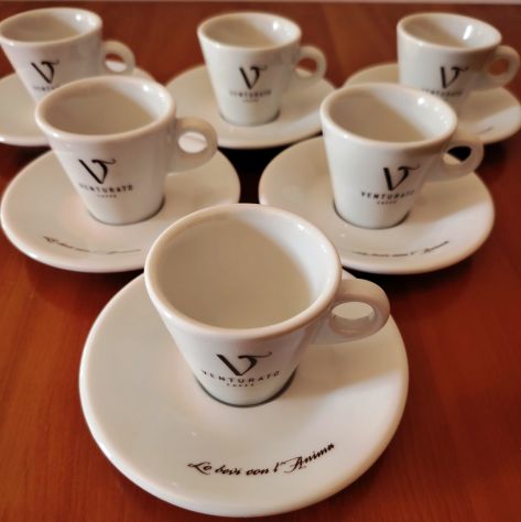Servizio da caffè tazzine Venturato – 12 pezzi ceramica Bar Coffè Cup - Foto 3
