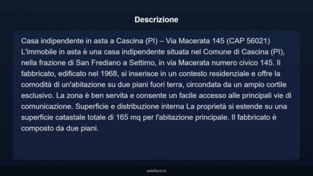 Immobile in asta di 165 m², box auto in vendita a Cascina - Foto 15