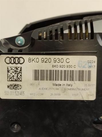 QUADRO STRUMENTI AUDI A4 Avant (8K5) 8K0920930C CAG (0815) - Foto 3