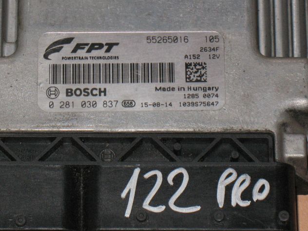0281030837 ECU FIAT DOBLO FIAT 500 0281030837 55265016 EDC 17C49-3.52 EDC17C4 - Foto 2