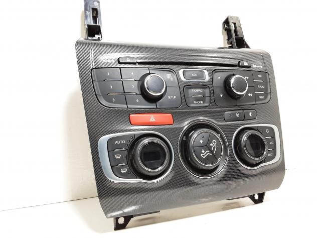 PANNELLO COMANDI AUTORADIO CITROEN C4 2° Serie 9666027577 (1018) - Foto 2