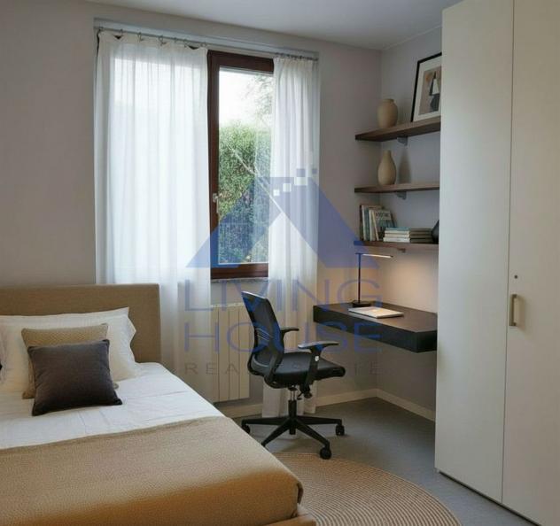 Lesmo – Via Lega Lombarda | Trilocale con giardino, libero su tutti i lati - Foto 4