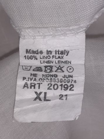 Camicia Donna Camicione maniche corte 100% lino made in Italy - Foto 5