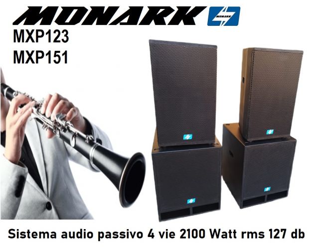 Sistema audio Monark Passivo Nuovo - Foto 2