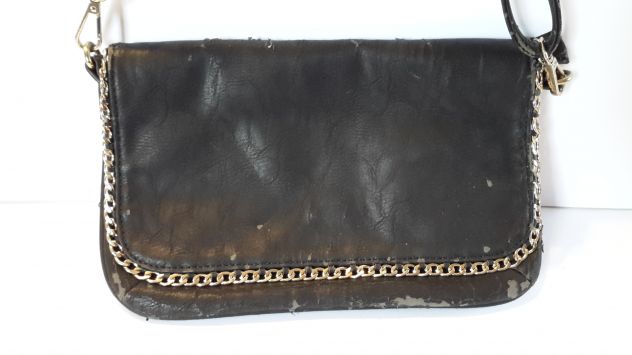 Borsa nera in ecopelle - Foto 8