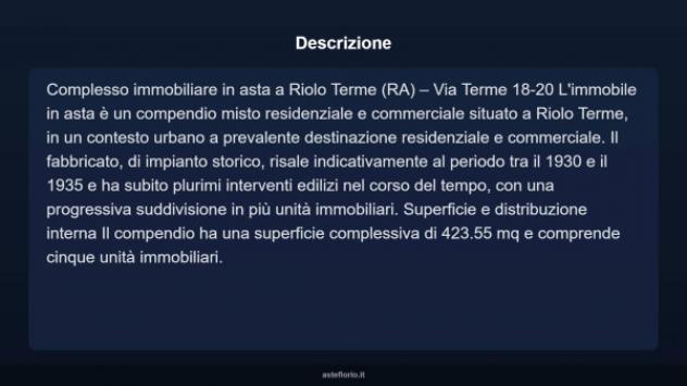 Immobile in asta di 423 m² in vendita a Riolo Terme - Foto 3