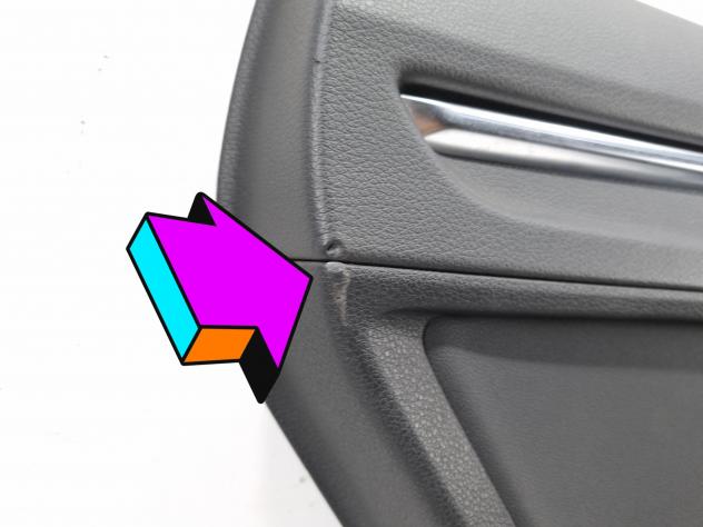 PANNELLO INTERNO PORTIERA POST SX AUDI Q3 Sportback Serie (F3N) DAZA, DNWA (19) - Foto 8