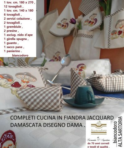 biancodoro : PRODUZIONE BIANCHERIA ARTIGIANALE DI QUALITA' PER LA CASA - Foto 5